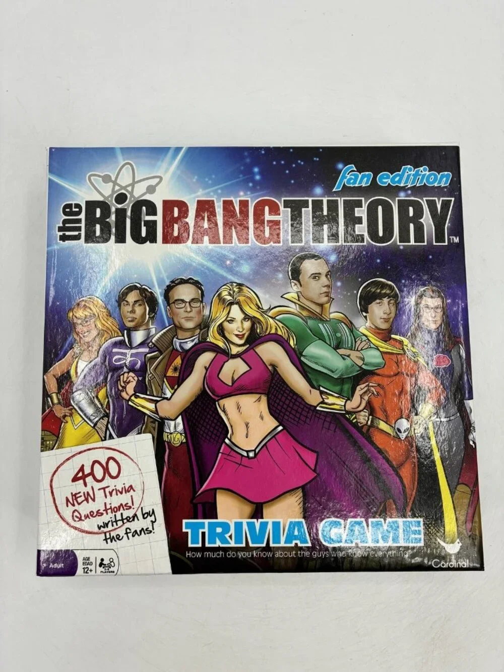The Big Bang Theory Trivia Game Fan Edition Board Game Cardinal 400